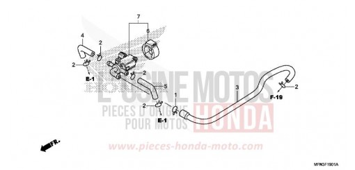 VALVE COMMANDE INJECTION D'AIR CB1000RAD de 2013